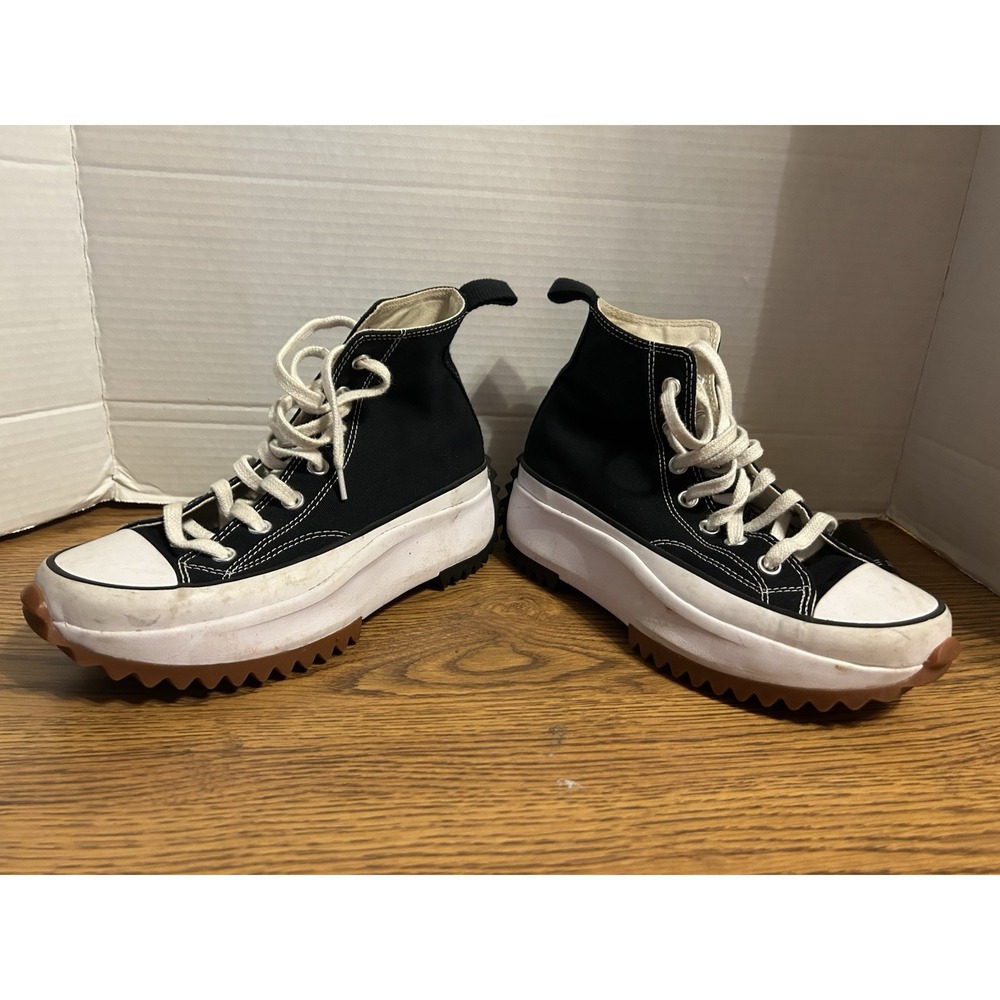 Converse Run Star Hike Women's Shoes Size Men's 6 Woman's 7.5 Black - Picture 4 of 5